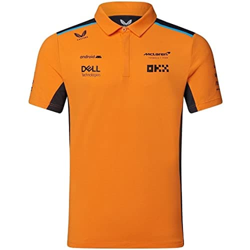 Image of McLaren F1 Women's 2023 Team Replica Polo Shirt, Papaya, XXS