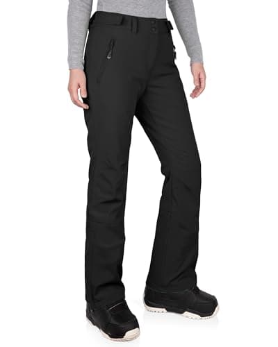 Image of 33,000ft Women's Ski Pants Waterproof Ski Trousers Snowproof Thermal Ladies Snow Pants Black 18 * 31L