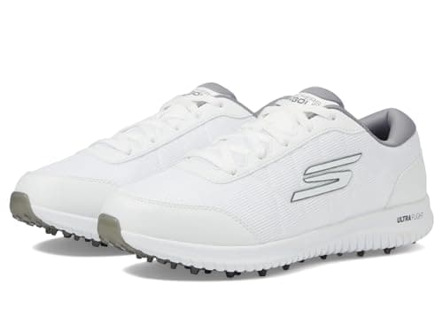 Image of Skechers Womens Go Golf Max Fairway 4 Spikeless Golf Shoes White/Grey 6 (39)