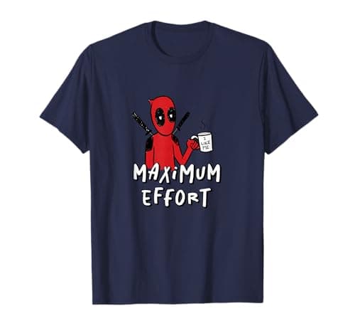 Image of Marvel Studios Deadpool & Wolverine Maximum Effort Coffee T-Shirt