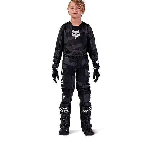 Image of FOX JUNIOR 180 PANTS BNKR BLACK CAMO Y24