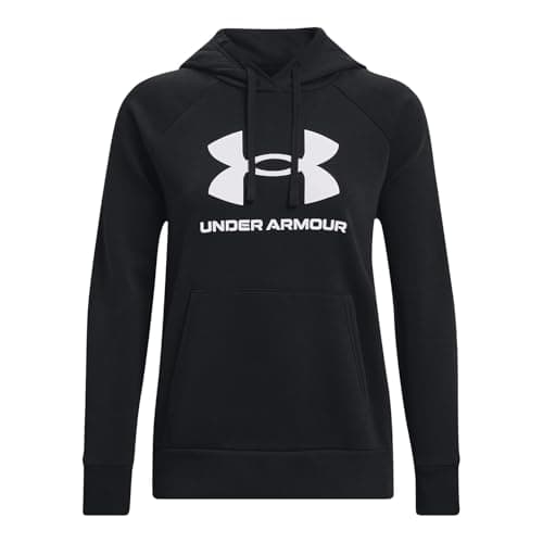 Image of Under Armour Women's UA Rival Fleece Big Logo HDY Shirt Black