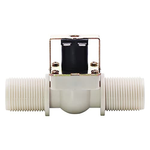 Image of DIGITEN 1" DC 12V Electric Solenoid Valve Normally Closed N/C Water Inlet Flow Switch