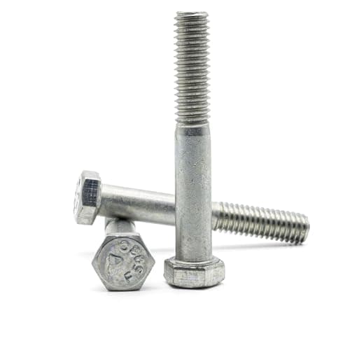 Image of Hippo Hardware 1/2" X 2" TPI 13 UNC Hex Head Bolts Hexagon Set Screws Imperial Inch A2 Stainless Steel (Pack of 5)
