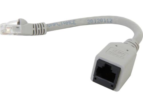 Image of Nippon Labs AD-X6-X02-MF Cat 6 Crossover M/F 8P/8C 7.5-Inch Adaptor, Gray