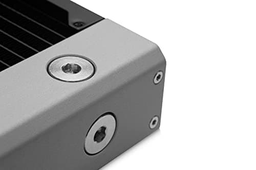 Image of EK Quantum Surface End Tank Plug - Nickel, 0.5" L x W x H, Water Cooling Radiator End Tank Plug, Desktop, Server