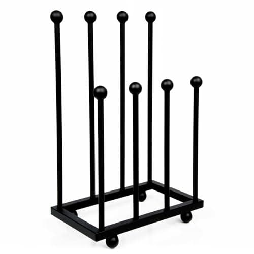 Image of Crystals Wellington Boot Rack Stand for 4 Pairs – Free Standing Wellie & Shoe Storage Organiser, Heavy Duty Space Saving Boot Holder for Hallway, Garden, Garage & Outdoor Use