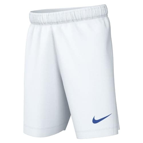 Image of NIKE Boys Dri-fit Park 3 Shorts, White/Royal Blue, M EU