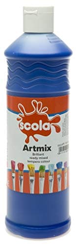 Image of scola Artmix Poster Paint 600ml Blue