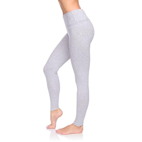 Image of SOFTSAIL Leggings for Women High Waist Workout Leggings for Women Sports Yoga Pilates Running Jogging Fitness Tummy Control Activewear High Waisted Sports Pants for Ladies Gym Clothes Ashen, 20