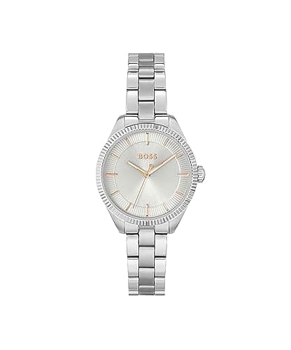 Image of BOSS Analogue Quartz Watch for Women SAGE Collection with Silver Stainless Steel Bracelet - 1502726