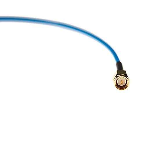 Image of Nooelec RF Test Cable - Ultra-Low Loss, Flexible 1' (30cm) 50-Ohm PTFE-Coated Test Lead with Male SMA Connectors on Both Ends. Perfect for Testing and Experimentation with SDRs, Analyzers, and VNAs