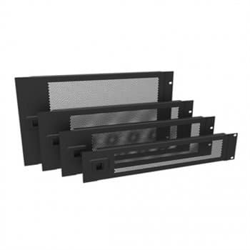 Image of Penn Elcom 2U Hinged Vented Rack Panel with Slam Lock R1272/2UVK