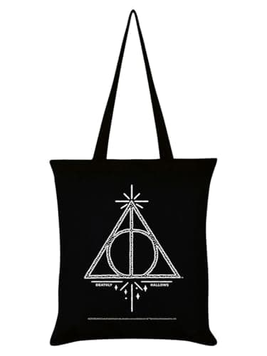 Image of Pyramid International Harry Potter (Deathly Hallows) Black Tote Bag