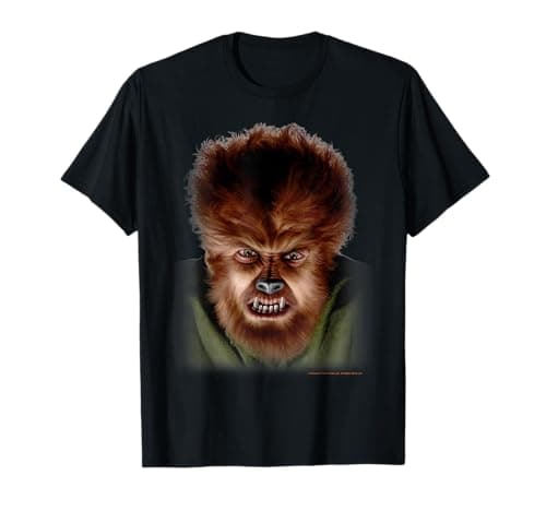 Image of Universal Monsters The Wolf Man Face T-Shirt