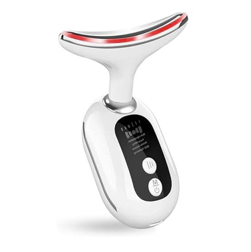 Image of 2026 New Face Massager,Portable Skin Tightening Beauty Toning Device,with 45 ± 5°C Heat and 4 Massage Modes for SkinTightening & Neck Lifting EMS Massage Face Firming for Women Facial Massager (White)