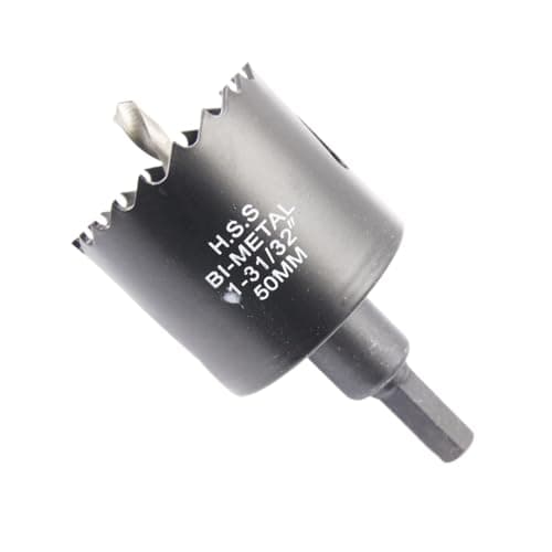 Image of Hole Cutter 50mm LAIWEI Bi-Metal Hole Saw,HSS Circular Hole Saw Head,1.8mm Thick,Cutting Depth up to 38mm,Suitable for Wood,Plastic,plasterboard and Metal Round Pipe