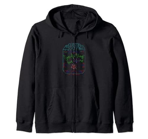 Image of Star Wars Space Fight Vintage Arcade Zip Hoodie