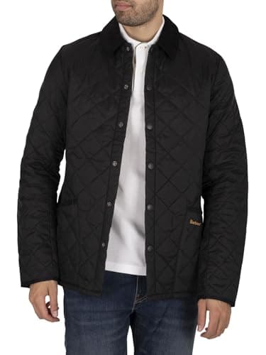 Image of Barbour Men's Heritage Liddesdale Quilted Jacket Black M