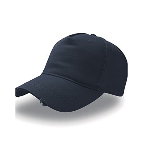 Image of Atlantis Cargo Weathered Visor 5 Panel Cap - Navy - OS