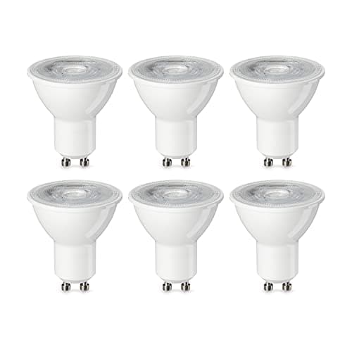 Image of Amazon Basics LED GU10 Spotlight Bulb, 4.7W (Equivalent to 50W), Warm White, Non Dimmable - Pack of 6
