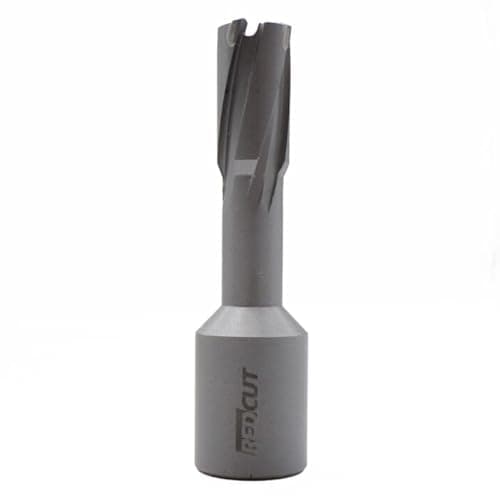 Image of RedCut 14mm x 35mm Cutting Depth TCT Annular Cutter, Short Series Broach Cutter for Magnetic Drills (14mm Diameter)