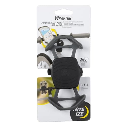 Image of Nite Ize Wraptor Rotating Smartphone bar Mount,Black