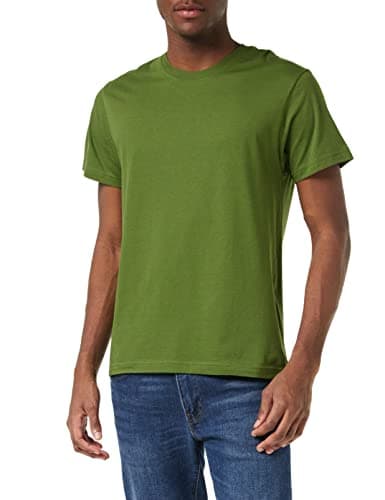 Image of Stedman Apparel Men's Classic-T Plain Short Sleeve T-Shirt, Green (Hunters Green), Medium