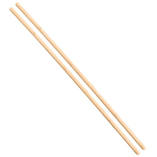 Image of H&H HOMEDECOR LTD Wooden Broom Handle Stick Replacement Wood Handle Heavy Duty Durable Wood Broom 48 inces (120 cm) Long Mop Handle 1/8" (28/29mm) Diameter Broomstick Wooden Pole Only (Pack of 2)