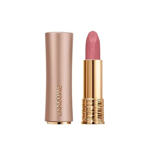 Image of Lancôme L'Absolu Rouge Intimatte Velvet Matte Lipstick, Soft-Blur Finish, Ceramide & Rose Extract, Precise Bullet, Comfortable Wear & Luxurious Jewel-Like Case, Shade: 320, Hush Hush, 3.4g