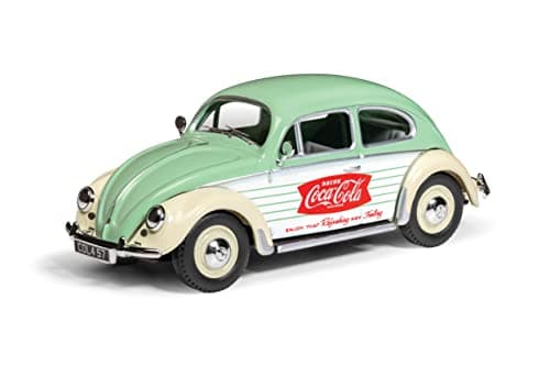 Image of Corgi Diecast Model Cars - CC01201 Coca-Cola Volkswagen Beetle - Men & Women Souvenir Gifts from UK - Small Die Cast Toy Car Models for Boys, Gift for Motor Enthusiasts