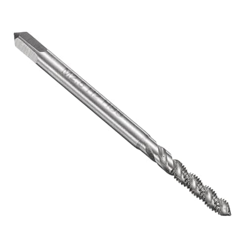 Image of sourcing map Spiral Flute Thread Taps M2.5 x 0.45 H2 Metric Machine Threading Tap Bit, Uncoated Screw Tapping Repair Tool, M2 High-Speed Steel (HSS)