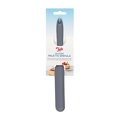 Image of Tala Silicone Jar Spatula in Grey Colour 24 cm, Heat Resistant up to 240 Degrees and Ideal for Serving All tasks of Sauces and Soups, Ideal to use with Non-Stick cookware, Dishwasher Safe