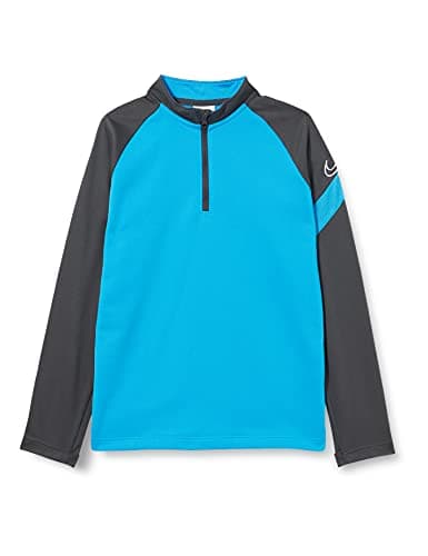 Image of Nike Kids' Academy Pro Drill Top, Photo Blue/Anthracite/Photo Blue/(White), M
