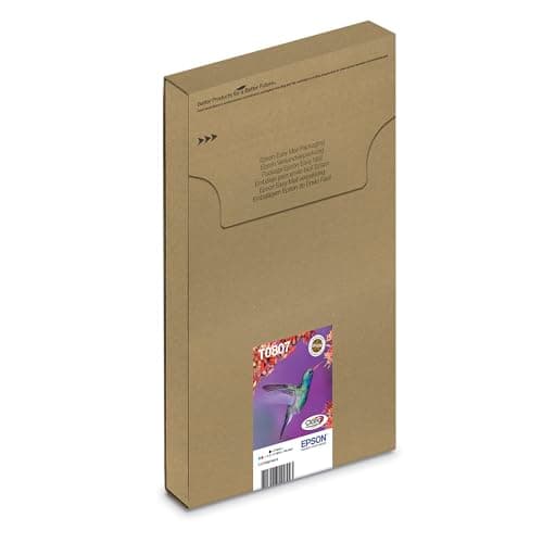 Image of Epson T0807 Hummingbird Genuine Multipack, Eco-Friendly Packaging, 6-colours Claria Photo HD Ink Cartridges,44,4 ml
