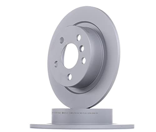 Image of Bosch BD2413 Brake Disc Set - 280 mm Solid High-Carbon Discs - Rear Axle - ECE-R90 Certified - Great Cooling and Advanced Corrosion Protection - 1 Set of 2 Discs
