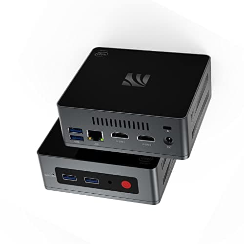 Image of KUYIA Mini PC Desktop Computer Micro PC Windows 10 8GB RAM 128G SSD Celeron J4125(up to 2.7GHz) Processor Supports 4K HD Dual HDMI WiFi (2.4G+5.8G) Ethernet 1000M USB 3.0X4 BT4.0