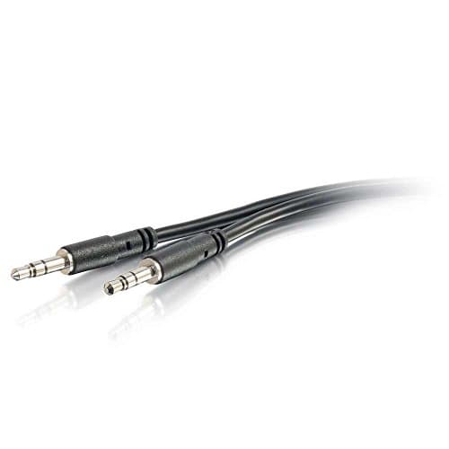 Image of C2G 3m / 10ft Slim Aux 3.5mm Audio Cable - M/M, Audio Jack
