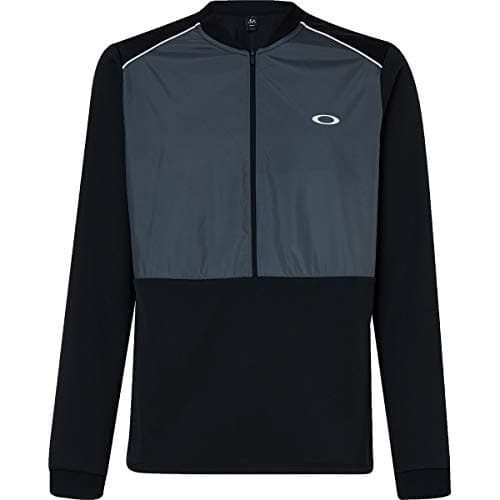 Image of Oakley Men's Bimaterial Hz Fleece, Blackout, Large