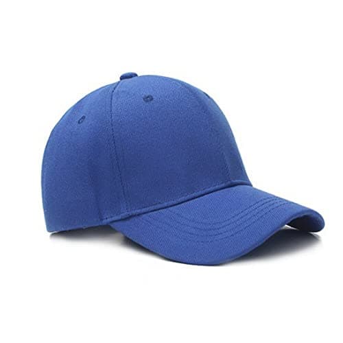Image of Boolavard Baseball Cap Adjustable Size for Running Workouts and Outdoor Activities All Seasons (Blue)