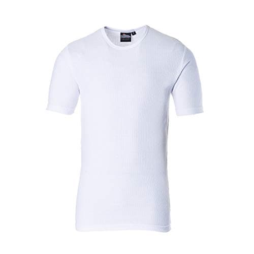 Image of Portwest Thermal T-Shirt Short Sleeve, Size: XL, Colour: White, B120WHRXL