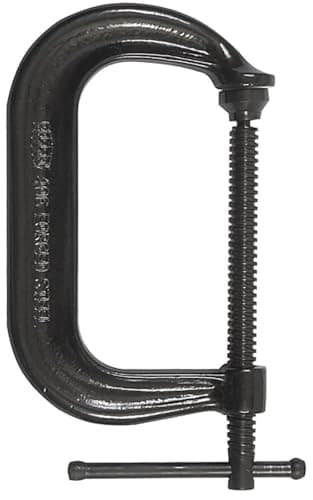 Image of BESSEY CDF406 6 in. Black Oxide Spindle Drop Forged C Clamp