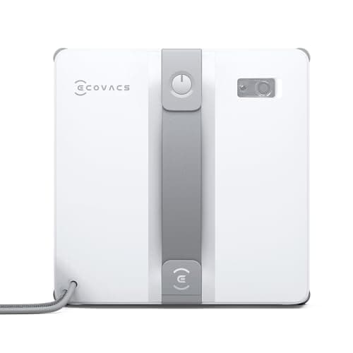 Image of ECOVACS WINBOT Mini Window Cleaning Robot - Compact Design, Dual Nozzles with Ultrasonic Spray, 9-Stage Protection System, Intelligent Path Planning, 3 Cleaning Modes, Anti-Slipping System