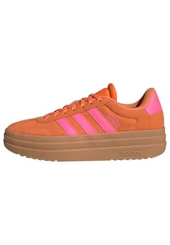 Image of adidas Women's VL Court Bold Shoes, Pure Orange/Lucid Pink/Gum 3, 5 UK