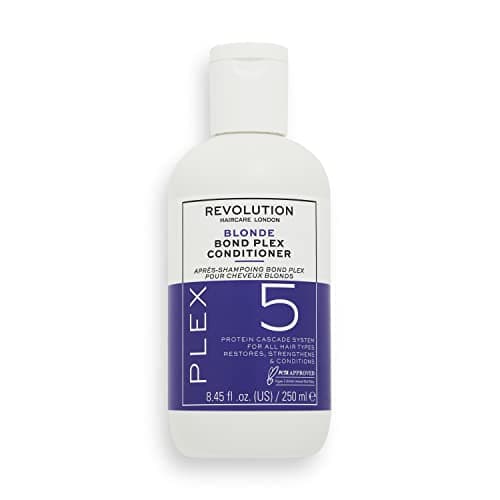 Image of Revolution Beauty London Revolution Haircare London Blonde Plex 5, Bond Plex Conditioner, Hair Conditioner for Blondes, 250 ml