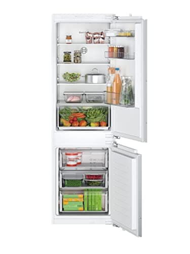 Image of Bosch Series 2 KIN86NFF0G Built In Fridge Freezer with MultiBox XXL, EcoAirFlow, SuperFreezing, NoFrost, 177.2 x 54.1 cm, Flat Hinge