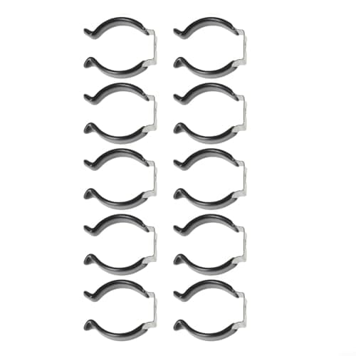 Image of Narrow Base Tool Clips Spring Terry Design for Secure Holding of Pipes and Heavy Duty Workshop Tools (25mm)