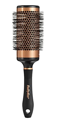Image of BaByliss Copper 53mm Large Thermal Round Hair Brush, Round Brush for Blow Drying, Black