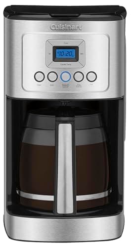Image of Cuisinart DCC-3200P1 Perfectemp Coffee Maker, 14 Cup Progammable with Glass Carafe, Stainless Steel