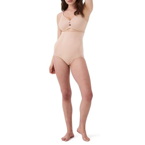 Image of SPANX SPANXsculpt OnCore High-Waisted Brief - Powerful Sculpting Body Shaper - Level 4 Sculpting - Comfy Shapewear - Soft Nude - X-Small